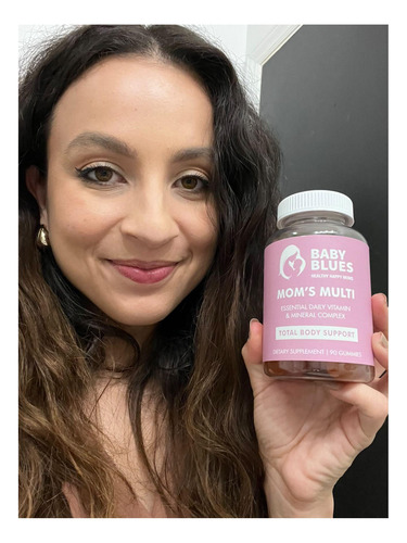Baby Blues Womens Multivitamin Gummies Energia Diária Humor - Imagem 5