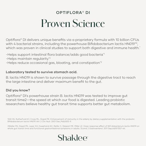 Shaklee - Optiflora® Di Probiótico -10 Bilhões De Ufc - 4 Ce - Imagem 5