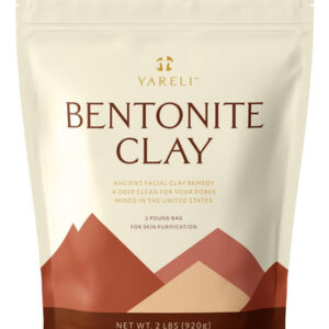 Máscara Facial Em Pó De Argila Bentonita E Banho Desintoxica