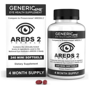 Generic4me Areds 2 Softgels 500 Mg De Vitamina C 400 Ui Vi