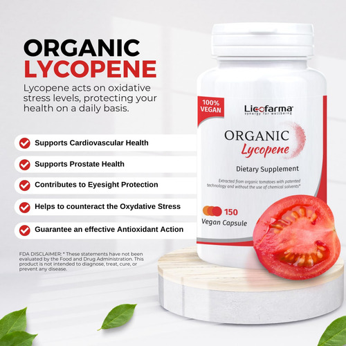 Licopeno Orgânico: Suplemento Antioxidante Natural Puro - Imagem 2