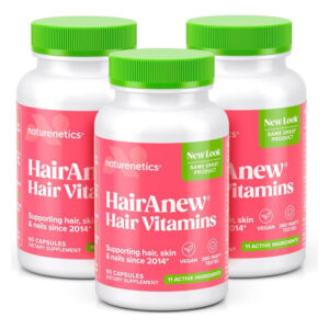 Vitaminas De Crescimento Capilar Hairanew Para Cabelos Mais