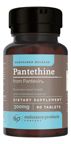 Pantetina De Pantesin 300mg De Liberação Sustentada 90 Com