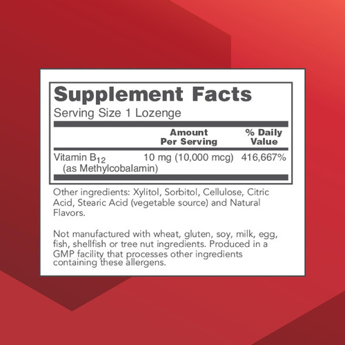 Protocolo Metil B12 10.000mcg - Vitamina B12 - Suporte Energ - Imagem 2