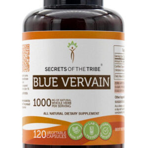 Segredos Da Tribo Blue Vervain 120 Cápsulas 1000 Mg Blue V