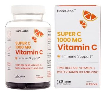 Barelabs Time Release Vitamina C 1000mg Com Vitamina Diu E Z - Imagem 6