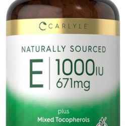Carlyle Vitamina E Plus Tocoferóis Mistos 1000 Ui (671 Mg)