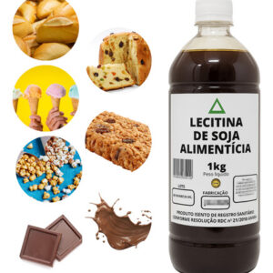 Lecitina De Soja Líquida 1kg Emulsificante Alimentício