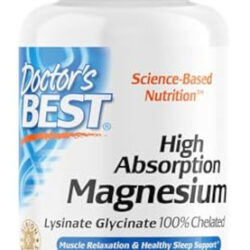 Doctor's Best Glicinato De Magnésio De Alta Absorção