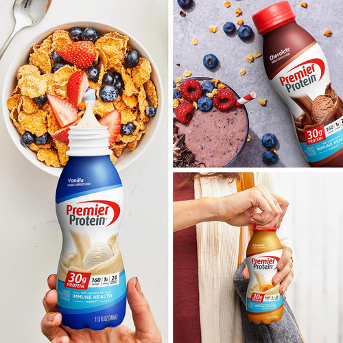 Premier Protein Batido De Proteínas Pacotes Variados 8 G - Imagem 6