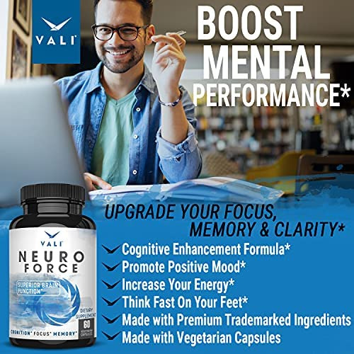 Suplemento De Reforço Cerebral Vali Neuro Force Para Foco - Imagem 4