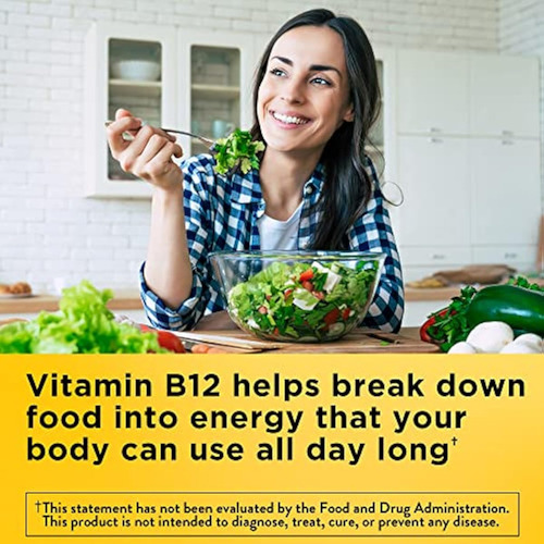 Vitamina B12 Produzida Na Natureza 1000 Mcg Dietética - Imagem 2