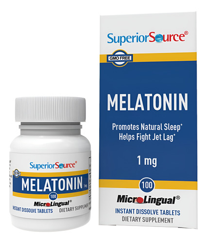 Suplemento De Melatonina Superior Source 1 Mg Com Camomila 1