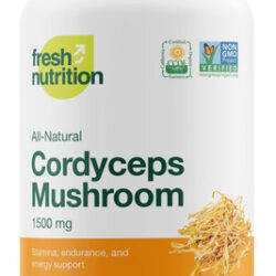 Cápsulas Orgânicas De Cordyceps (extrato De Cogumelo Cordyce
