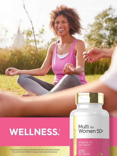 Carlyle Multivitamina Para Mulheres 50+ Com 250 Comprimidos - Imagem 6