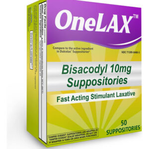 Bisacodil Laxante 10mg 50 Supositórios Da Contagem De Nos