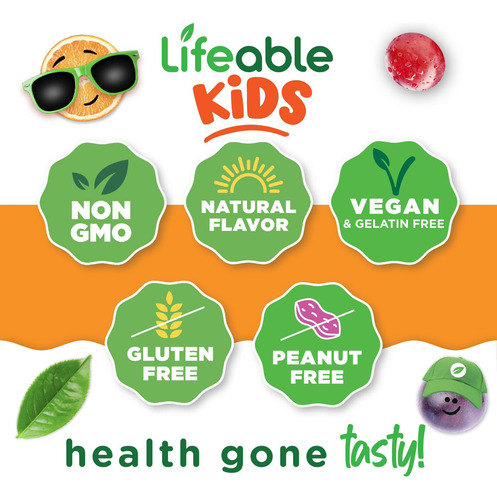 Gomas Lifeable De Vitamina B6 Para Crianças - Imagem 4