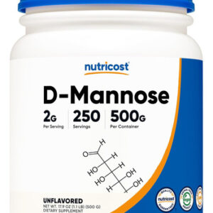 Nutricost D-manose Em Pó 500 Gramas (250 Porções) - Vegano