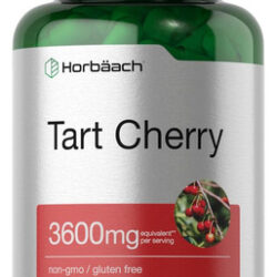 Cápsulas De Extrato De Cereja Azeda Horbäach 3600 Mg Porção
