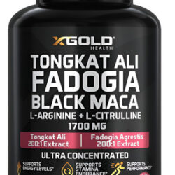 X Gold Health Tongkat Ali Fadogia Agrestis Maca Preta E E