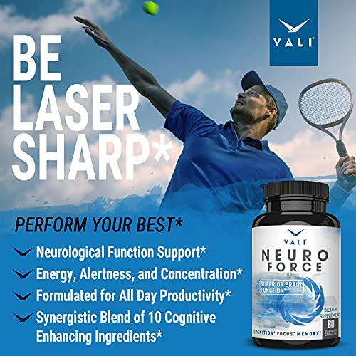 Suplemento De Reforço Cerebral Vali Neuro Force Para Foco - Imagem 6