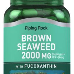 Cápsulas De Algas Marinhas Piping Rock Brown 2000mg 60 Con