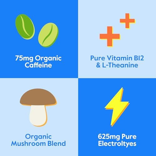 Nectar Energy Booster Cafeína Orgânica B12 E Eletrólitos - Imagem 3