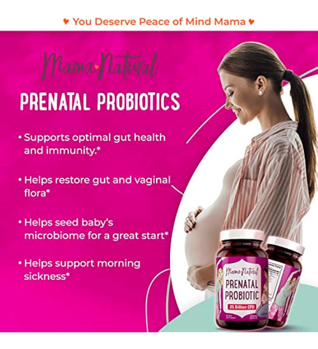 Probióticos Pré-natais Naturais Mama Para Mulheres (30) - Imagem 2