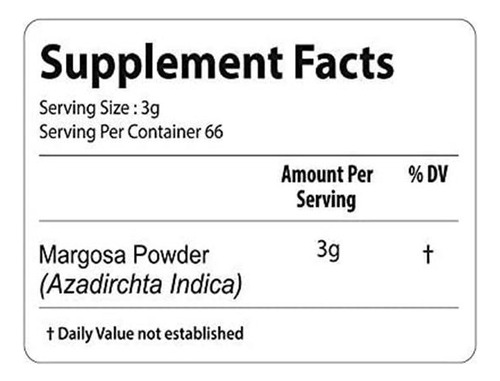 Bixa Botanical Neem Leaf Powder Azadirachta Indica 1 16 - Imagem 6