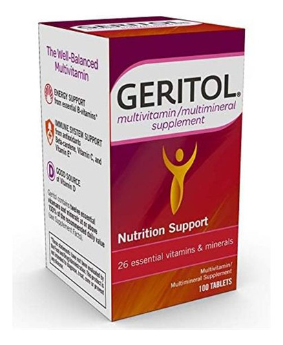 Comprimidos De Suporte Nutricional Multivitamínico Geritol - Imagem 6