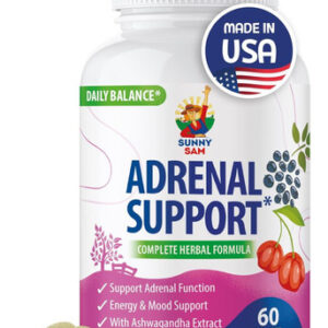Suplementos De Suporte Ao Córtex Adrenal Sunny Sam Para Gere