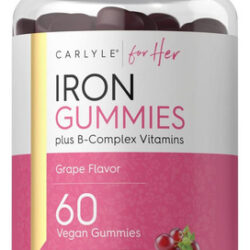 Gomas De Ferro Carlyle Mais Vitaminas Do Complexo B 60 G