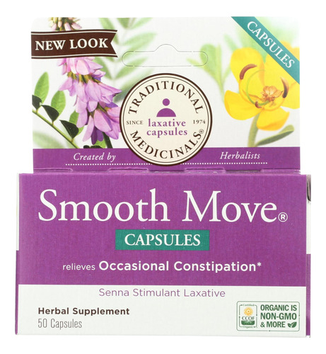 Medicamentos Tradicionais Movem Liso Cápsulas De Senna 50