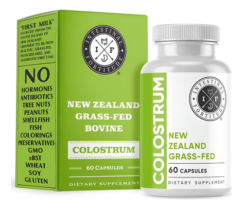 Fortitude Intestinal 100% Cápsulas De Colostro De Vacas Alim