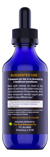 Food Movement Black Earth Silver 20 Ppm 0113 Kg Conta-gotas