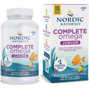 Nordic Naturals Complete Omega Jr Limão - 180 Mini Cápsula