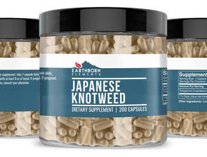 Extrato De Knotweed Japonês Da Earthborn Elements 200 Cápsul