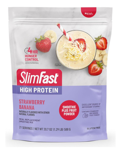Mistura De Smoothie De Alta Proteína Pó De Frutas Em Pó De