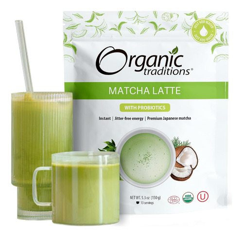 Matcha Latte Em Pó De Tradições Orgânicas Matcha Em Pó Orgâ - Imagem 2