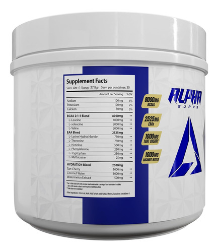 Alpha Supps Hydro 9 Aminoácidos Eaa E Fórmula De Hidratação - Imagem 5