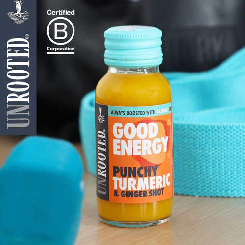 Unrooted Good Energy Shot (pacote Com 12 Cúrcuma Forte) - S - Imagem 2