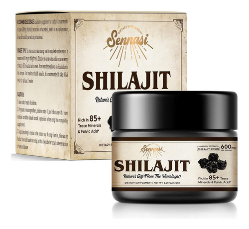 Suplemento De Resina Shilajit 30g Pacote 3 Energy Salud - Imagem 7