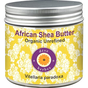 Manteiga De Karité Africana Orgânica Não Refinada Para Pele