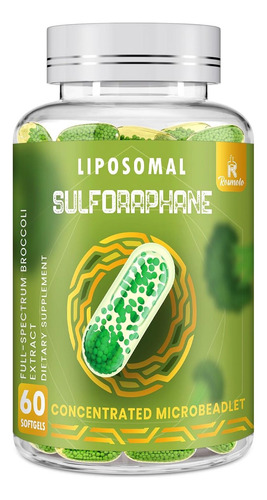 800 Mg De Lipossômico Sulforafano Poderoso Entrega Dupla Pa