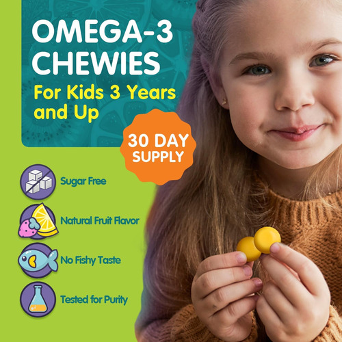 Gomas De Ômega 3 - Goma De Gel Mastigável De Dha Ultra-alto - Imagem 5