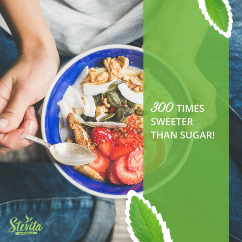 Stevita Organic Stevia Extra Sweet - 50 Pacotes - Totalmente - Imagem 4