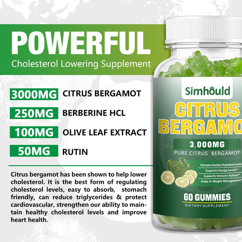 2 Pacote Citrus Bergamot Gomas -3000mg Citros Bergamot Extra - Imagem 3