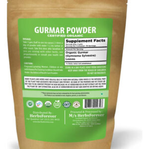 Herbsforever Gurmar Powder - Folhas Em Pó - Gymnema Sylvestr