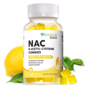 Zaza K Organics Nac Gummies 1000mg Nac Suplemento N-acetil