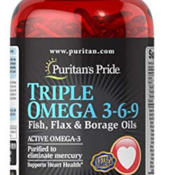 Puritan's Pride Premium Triplo Ativo Ômega 3-6-9